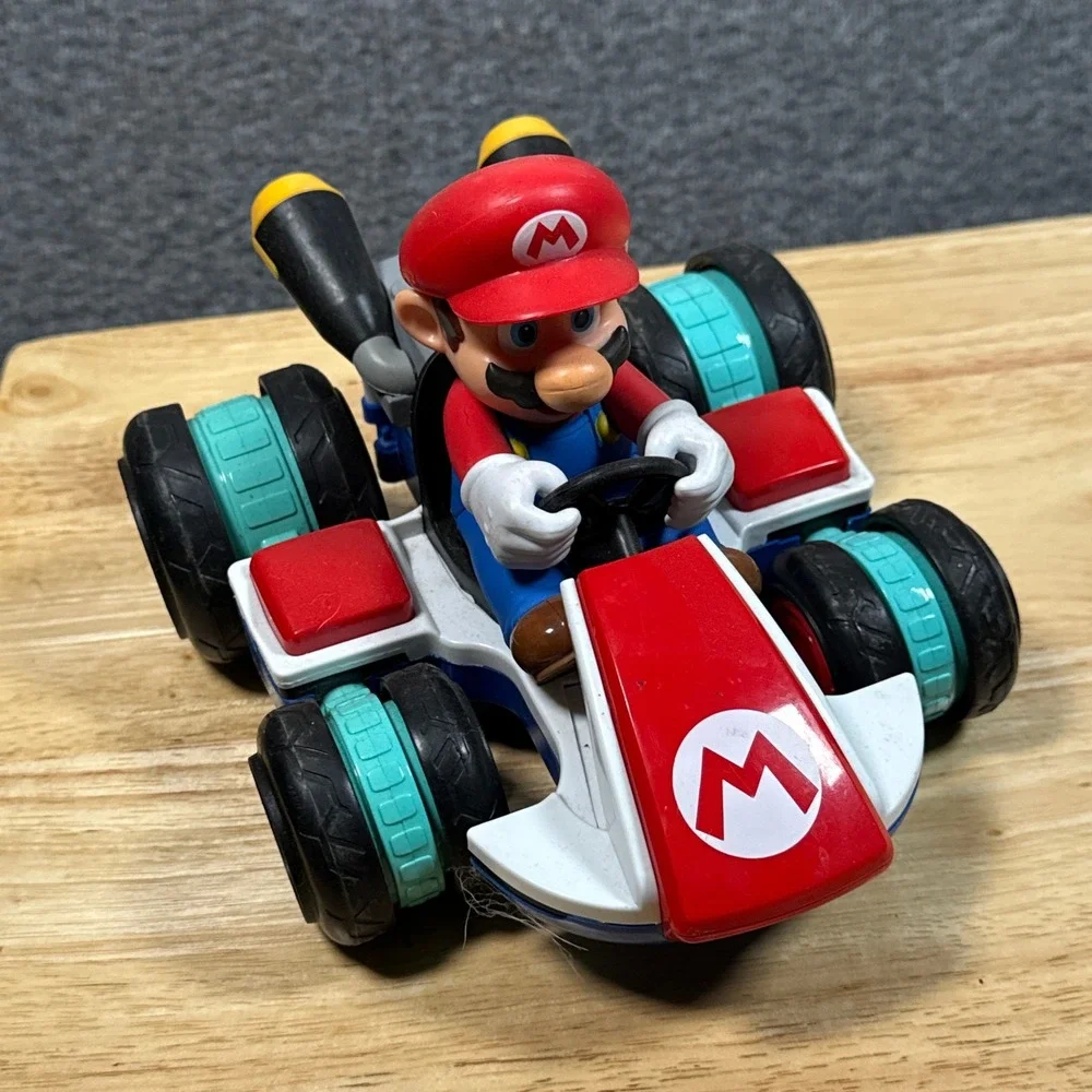 Jakks Mario Kart RC Car Kids OS Red Anti-Gravity‎ Mini Racer Remote Control Toy